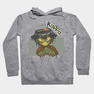 Yokai line: Kappa (dark line) Hoodie